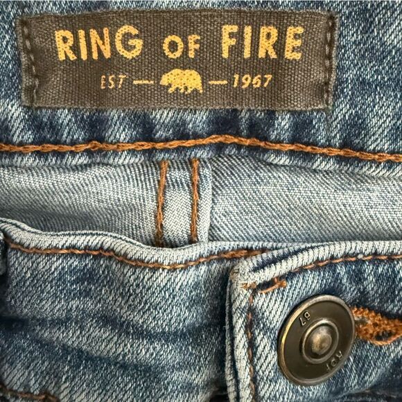 Ring of Fire Blue Slim Jeans Slim 32 x 32 Preowned - Picture 4 of 10